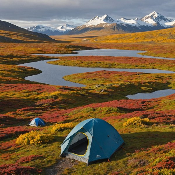 Quels sont les meilleurs conseils pour camper en région de toundra en automne ?
